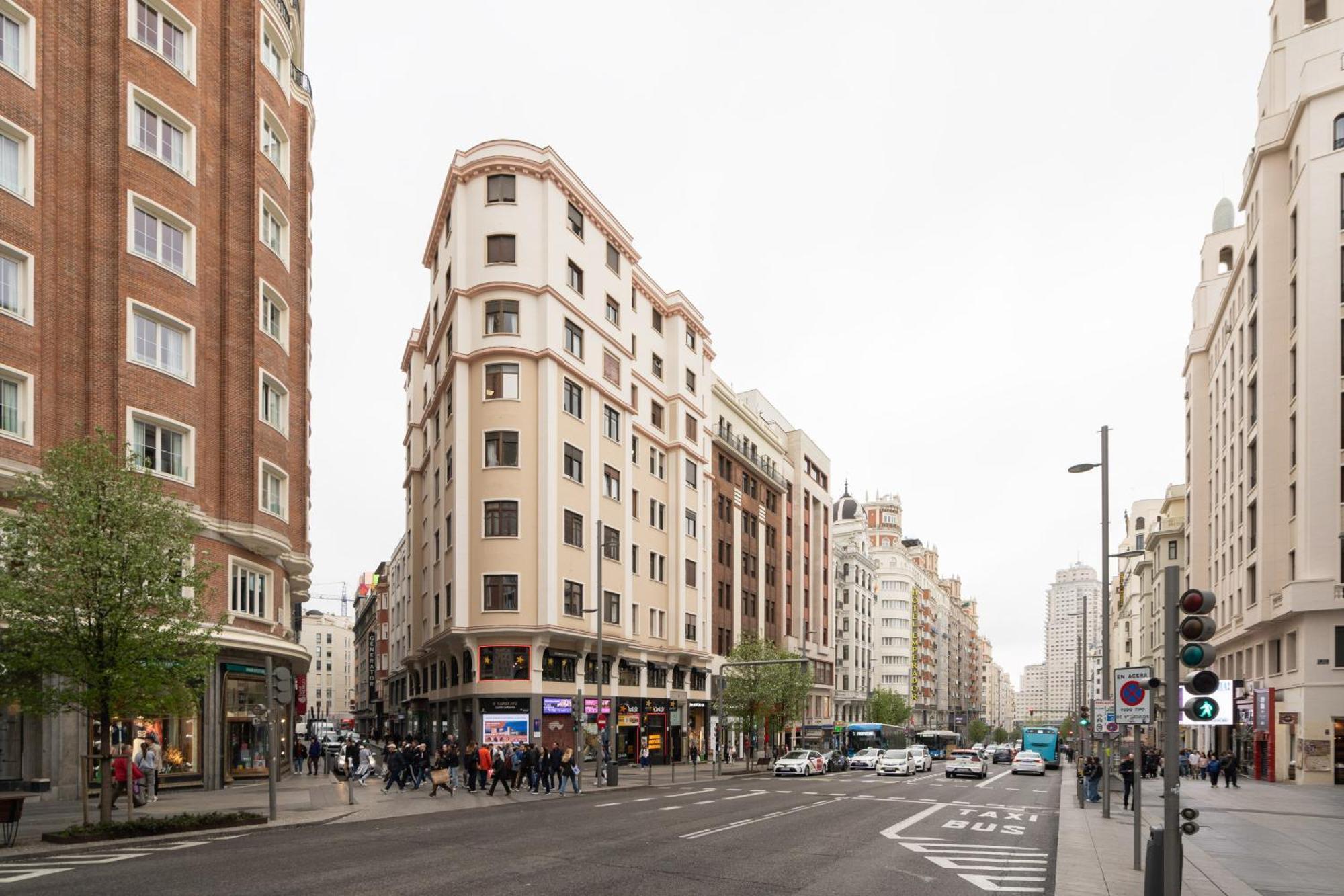 Apartamento Apartamento Reformado De Lujo En Gran Via Madrid Exterior foto
